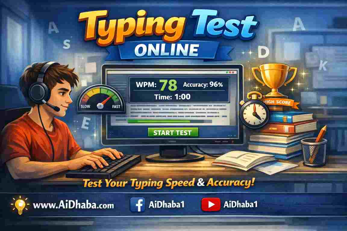 Typing Test Online for Saudi Arabia, Oman, UAE - become a professional typest