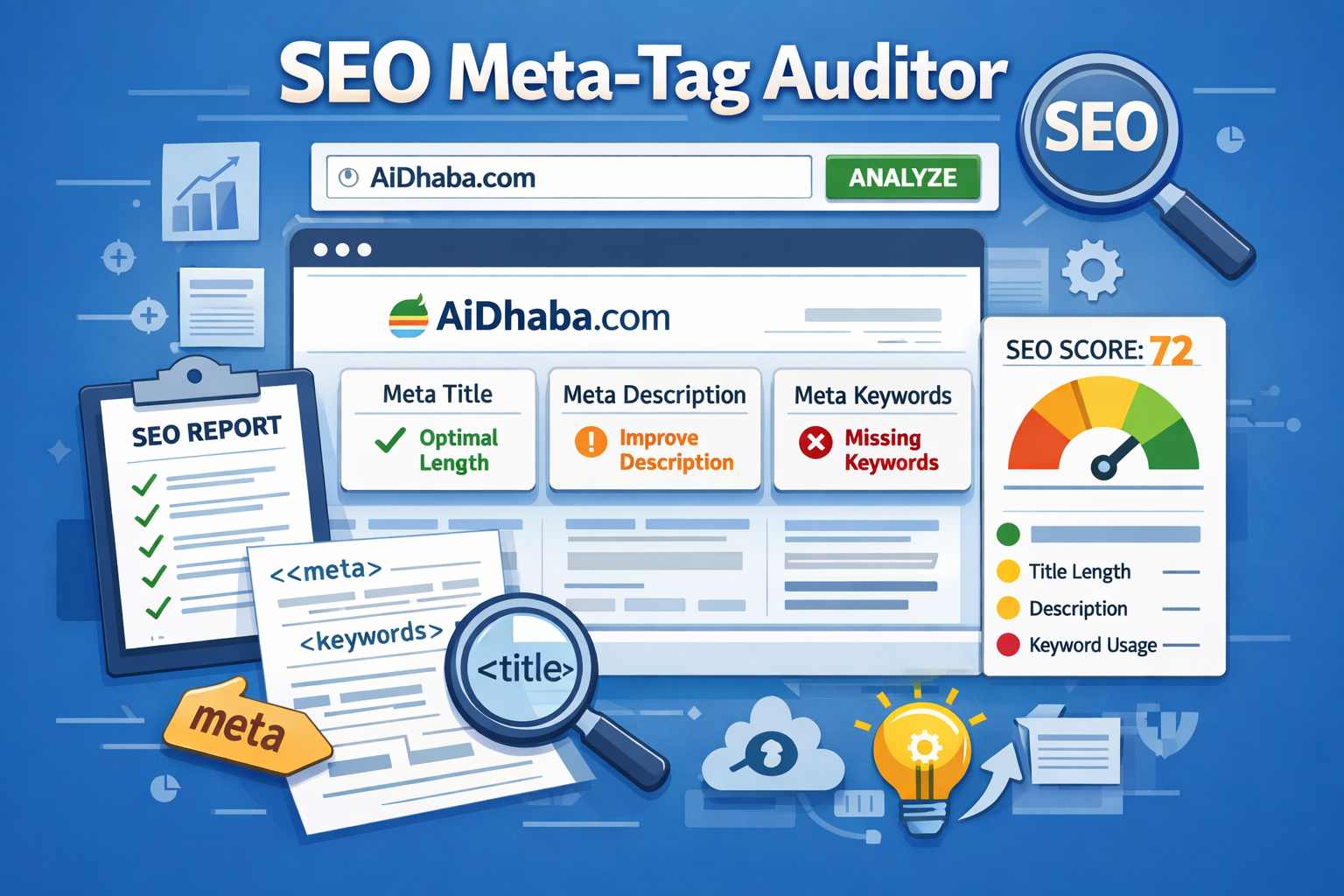 SEO meta‑tag auditor 